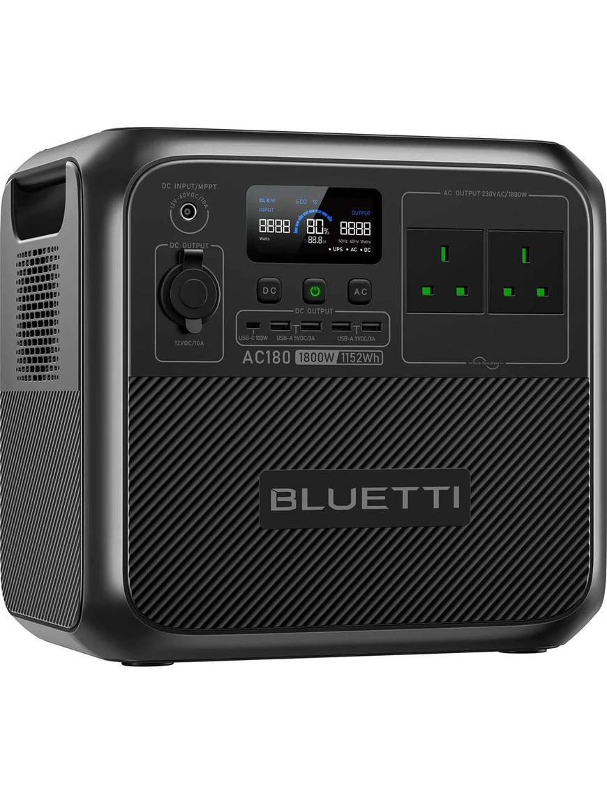 Зарядна станція Bluetti AC180, 1800 Вт, 1152 Вт/год